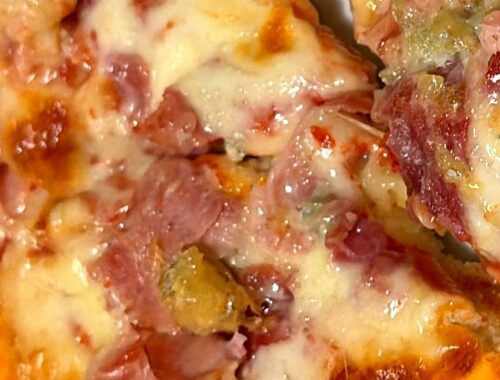Pizza romana (detalle)