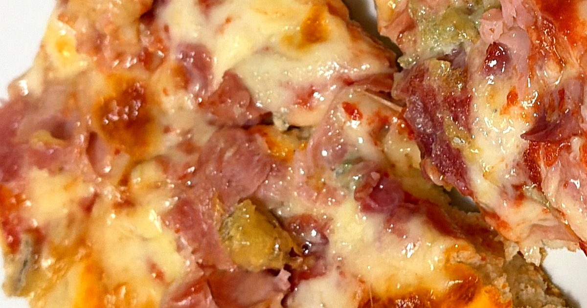 Pizza romana (detalle)